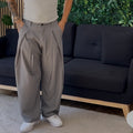 PANTALONI CON PENCE GREY