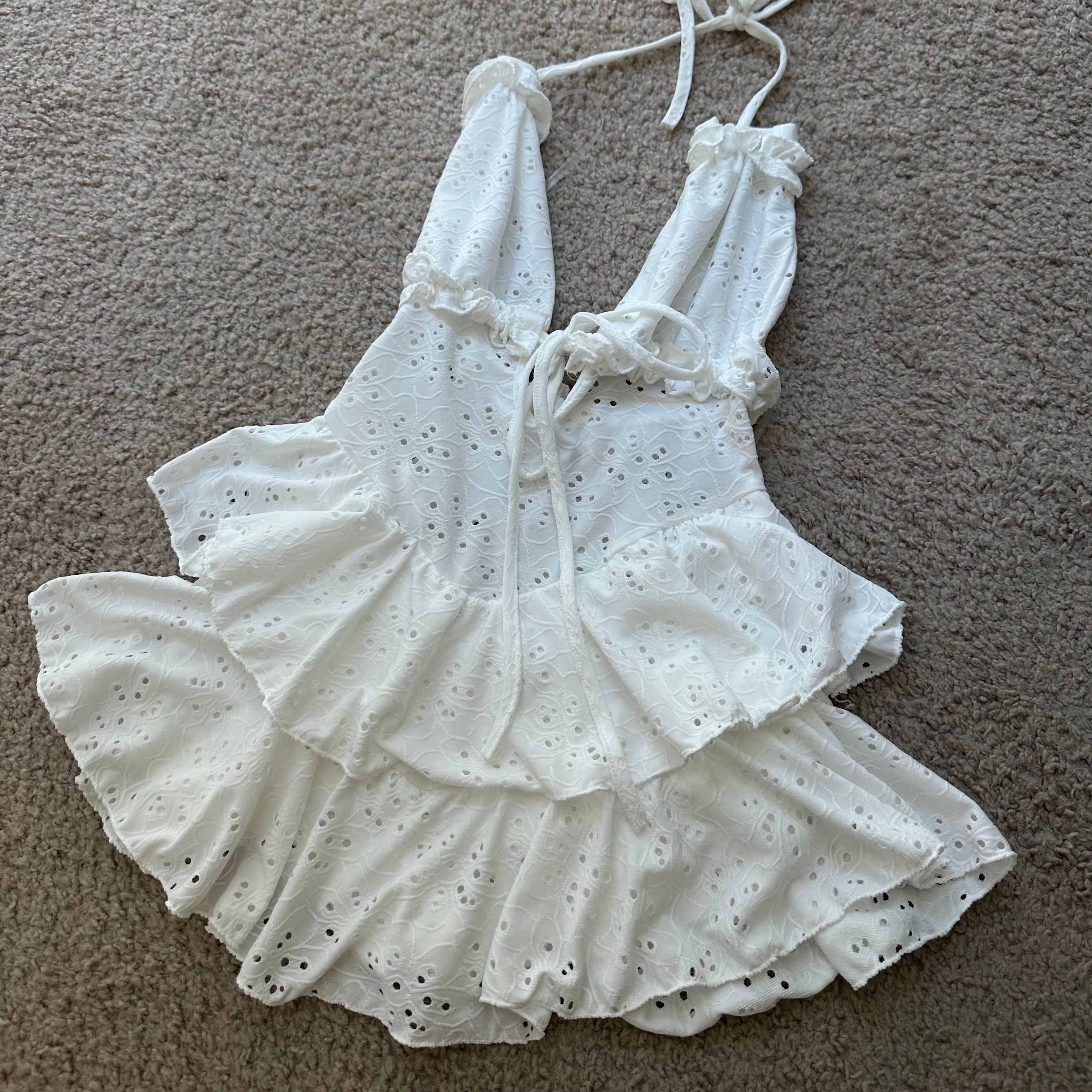 DRESS SANGALLO BIANCO