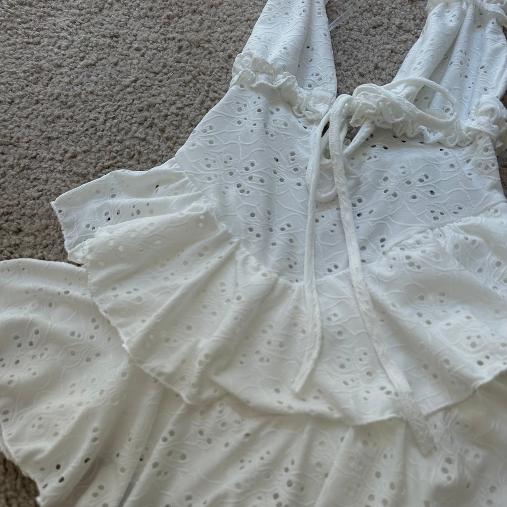 DRESS SANGALLO BIANCO