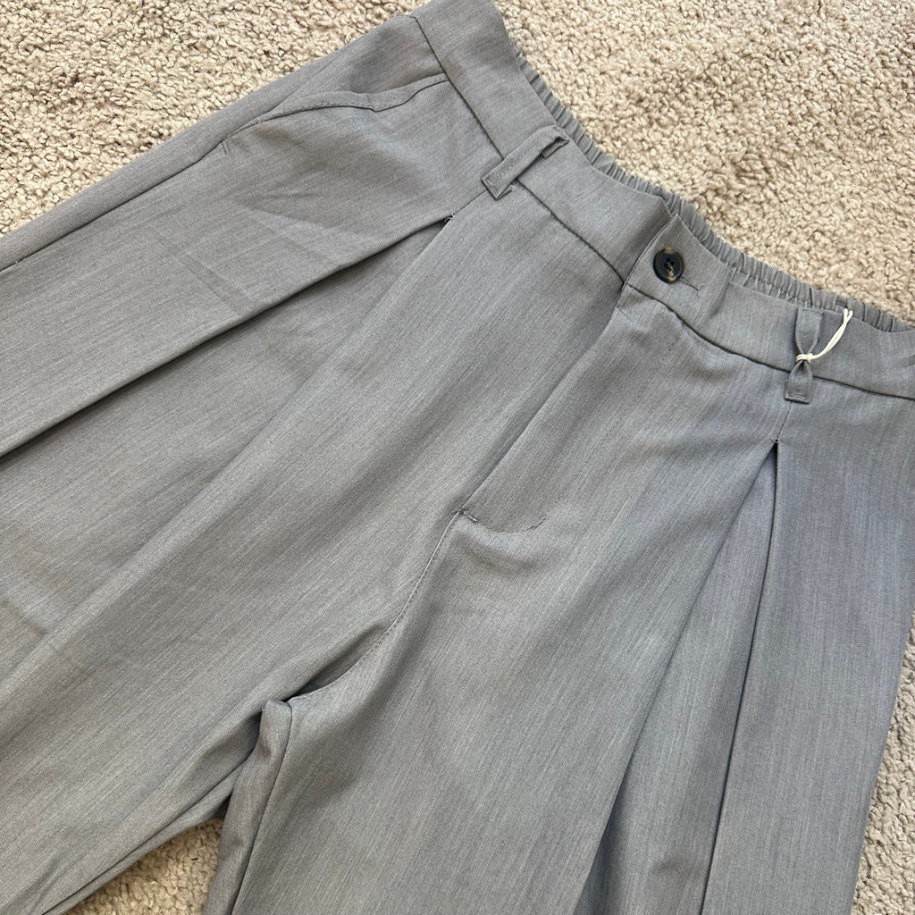PANTALONI CON PENCE GREY