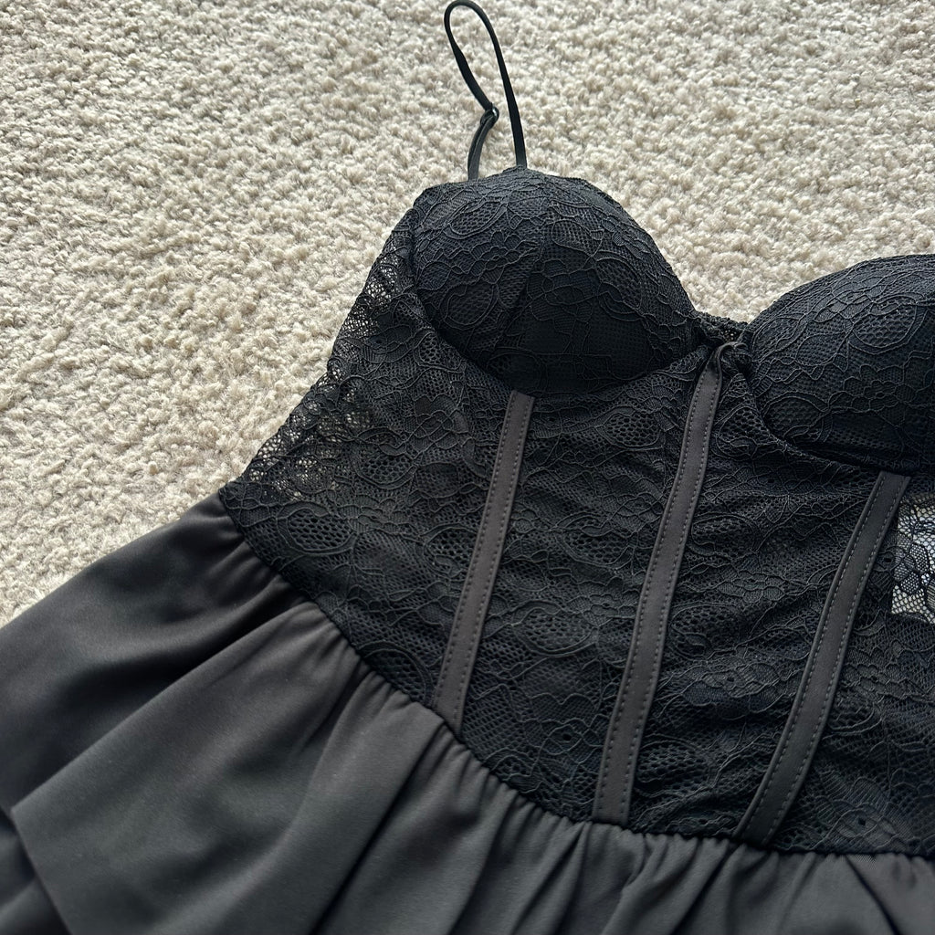 DRESS CORPETTO PIZZO