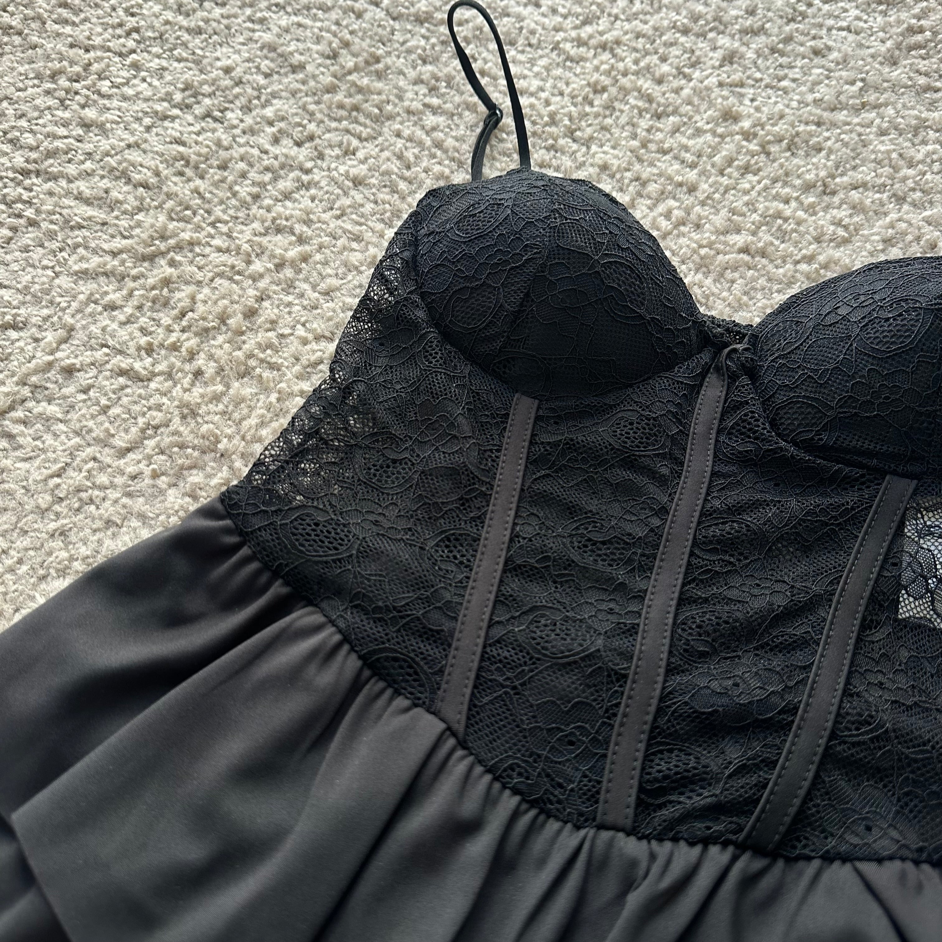 DRESS CORPETTO PIZZO