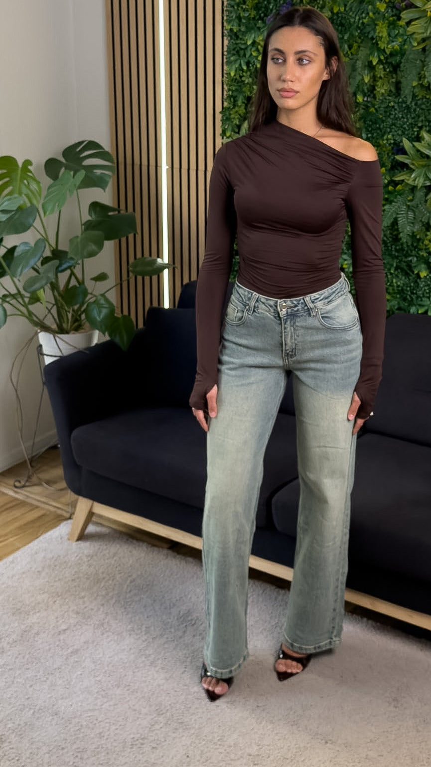 JEANS TASCA ECOPELLE