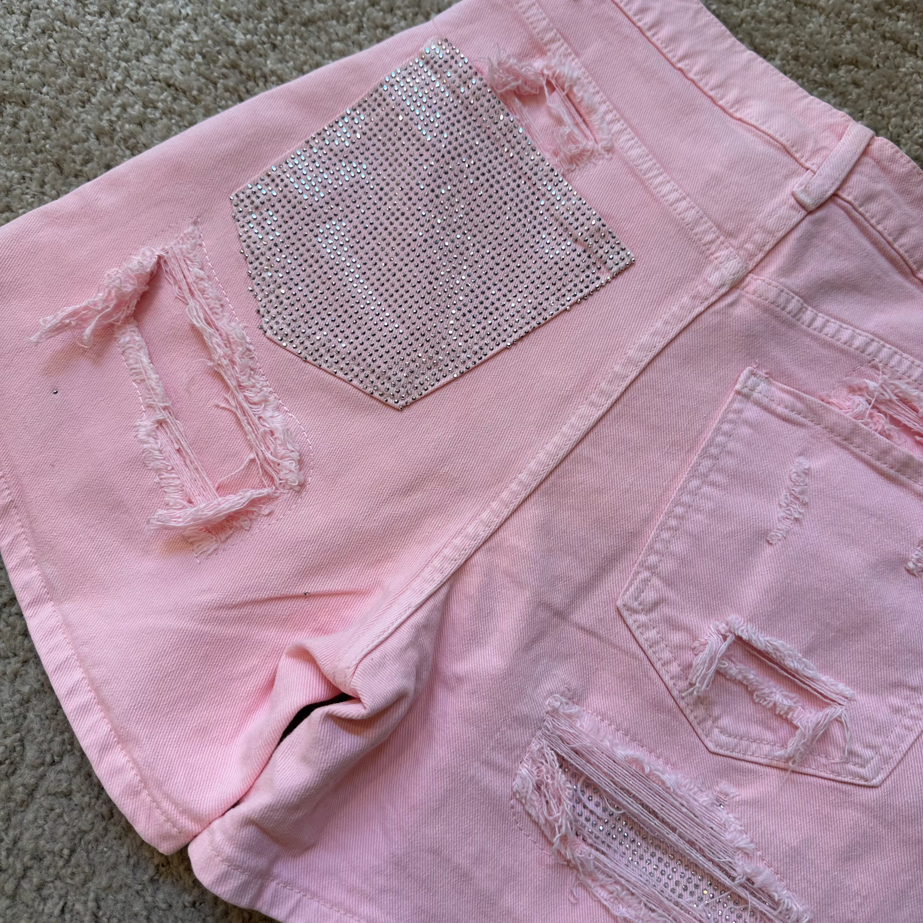 SHORTS BRILLANTINO ROSA