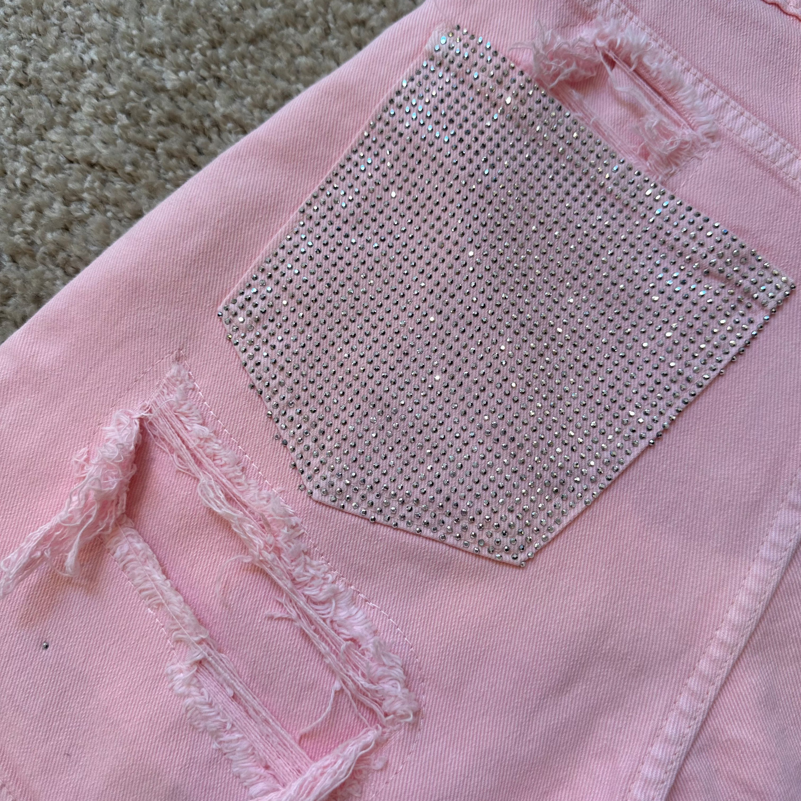 SHORTS BRILLANTINO ROSA