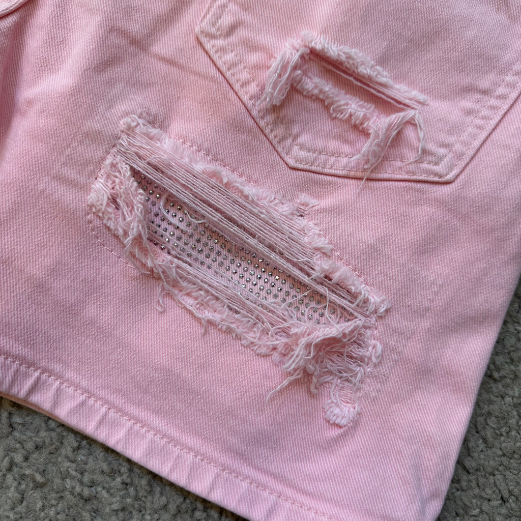 SHORTS BRILLANTINO ROSA